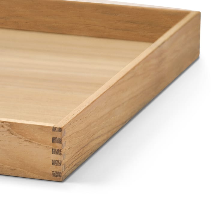 Even Teak-Tablett square L, Nupo anthracite LIND DNA