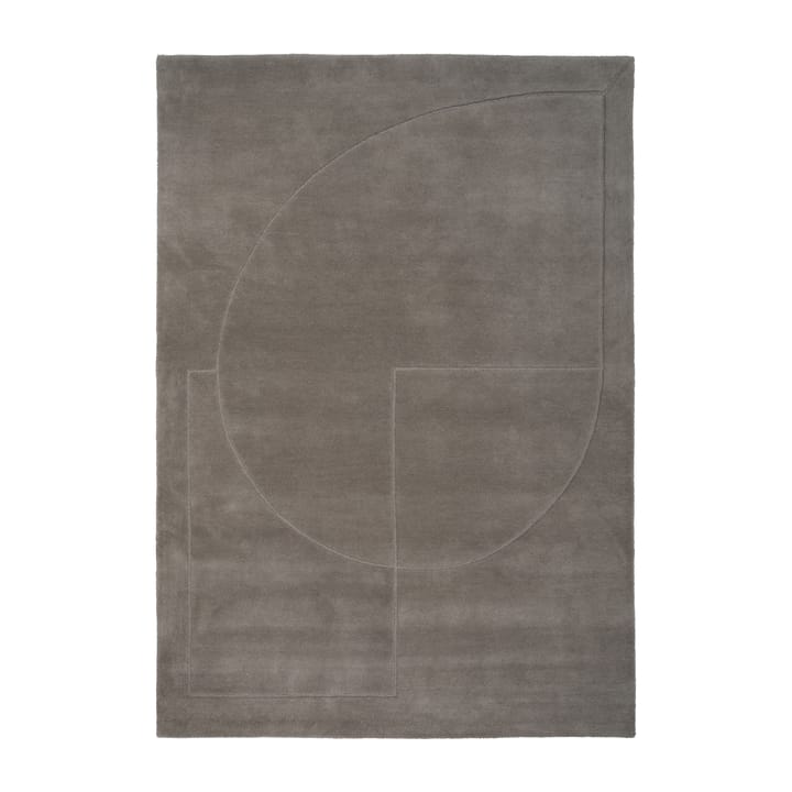 Lineal Poem Wollteppich - Grey, 250 x 350cm - Linie Design