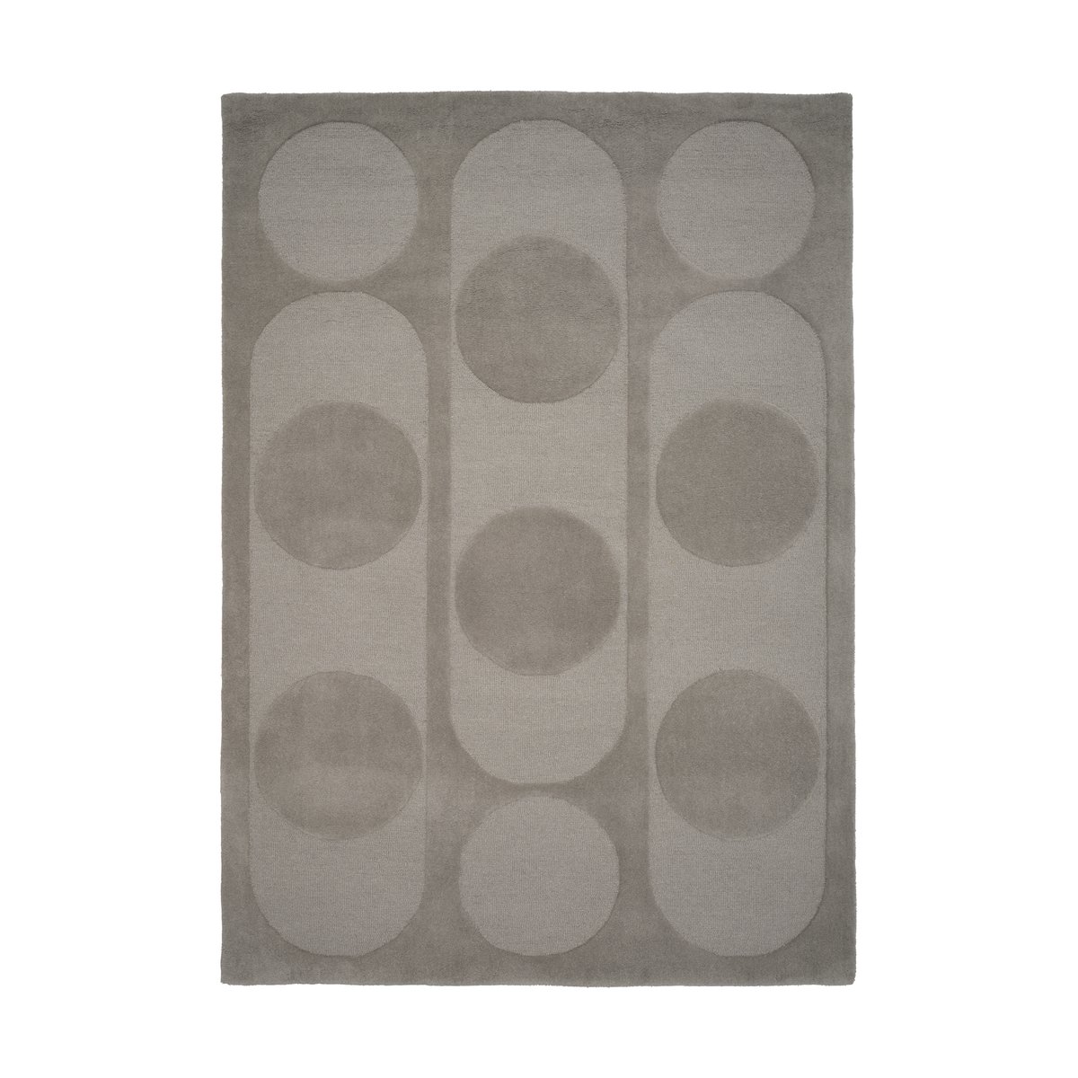 Linie Design Orb Alliance Wollteppich Grey, 140 x 200cm