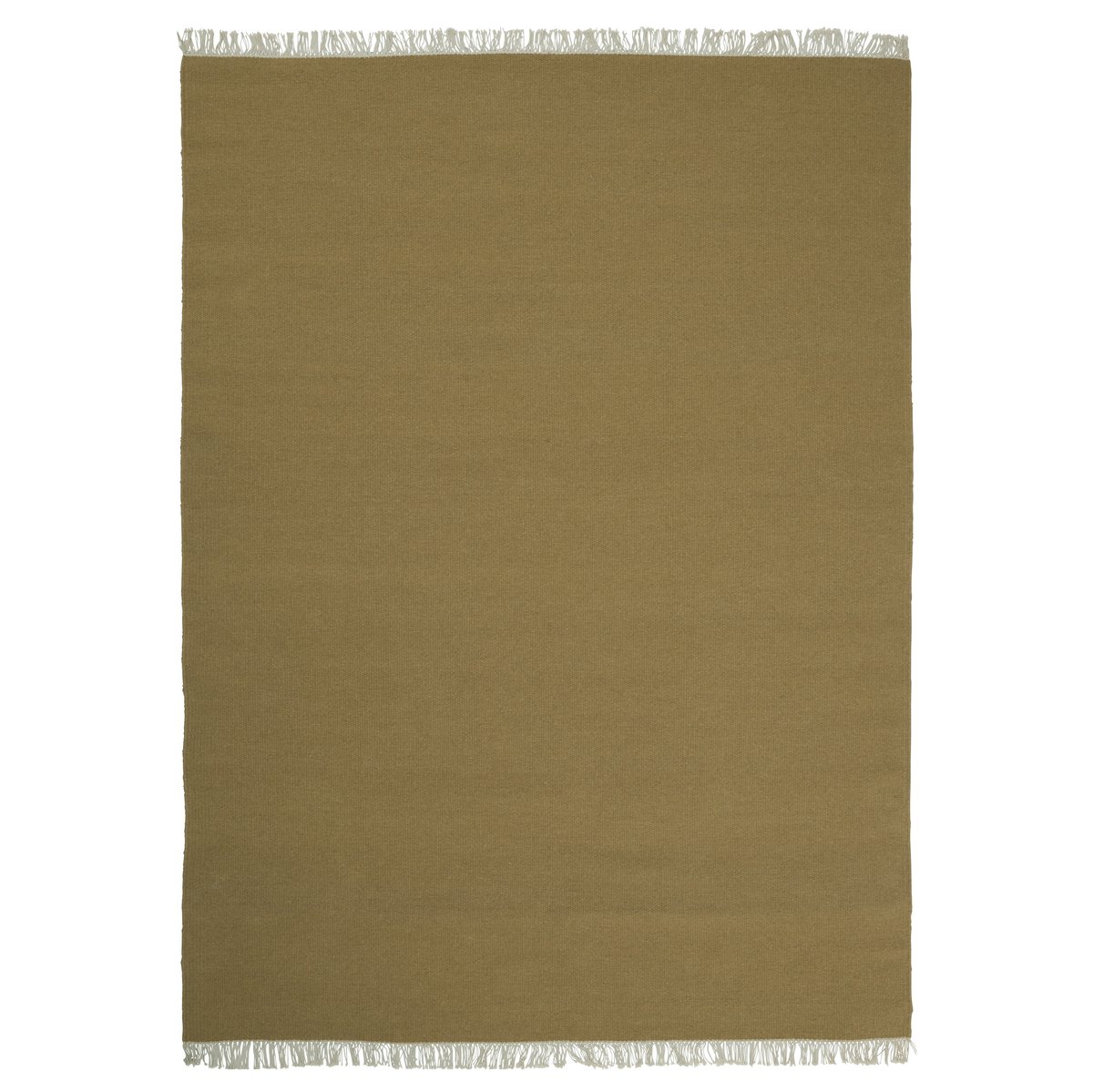 Linie Design Rainbow Wollteppich 170 x 240cm Ochre