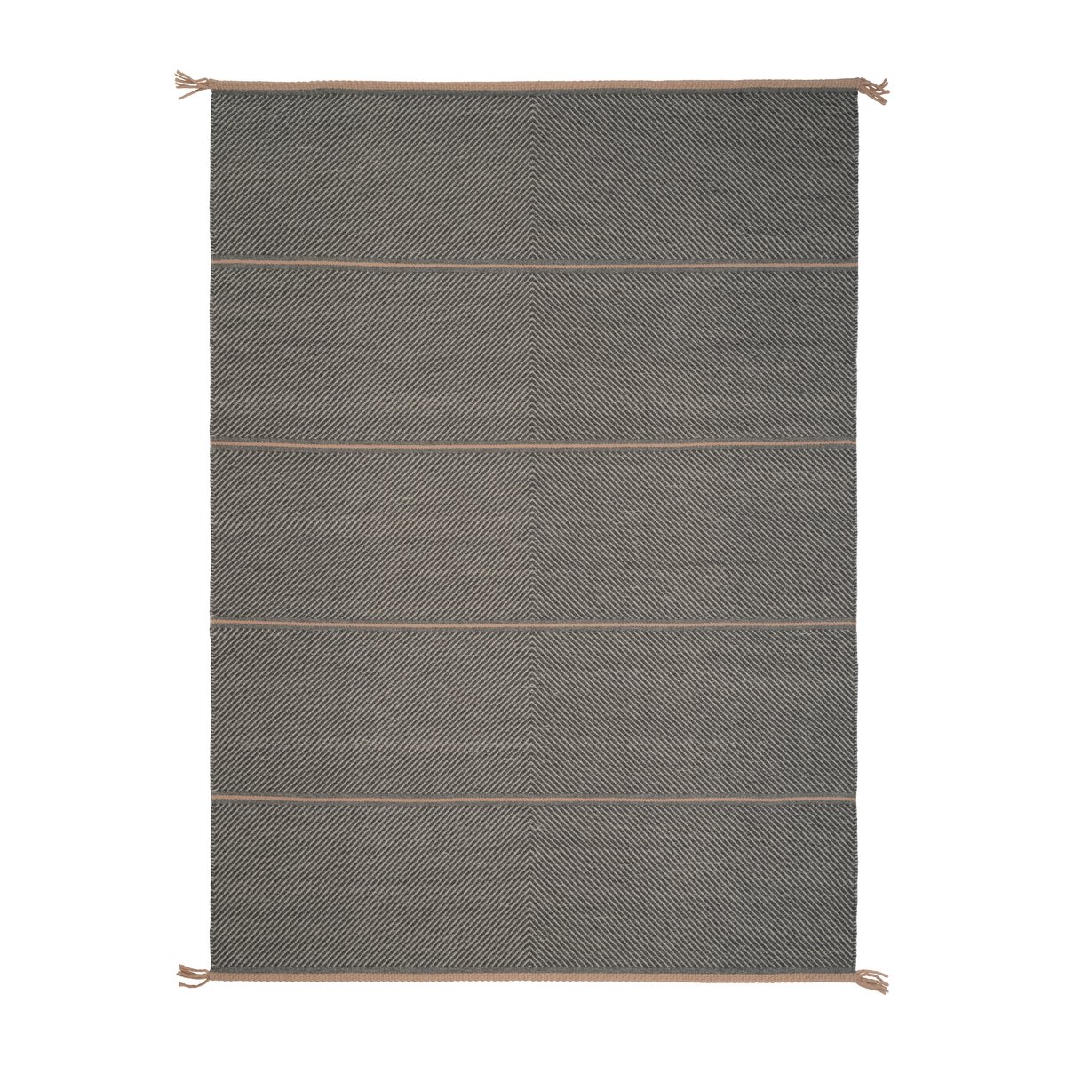 Linie Design Vision Walk Wollteppich 200 x 300cm Grey-rose