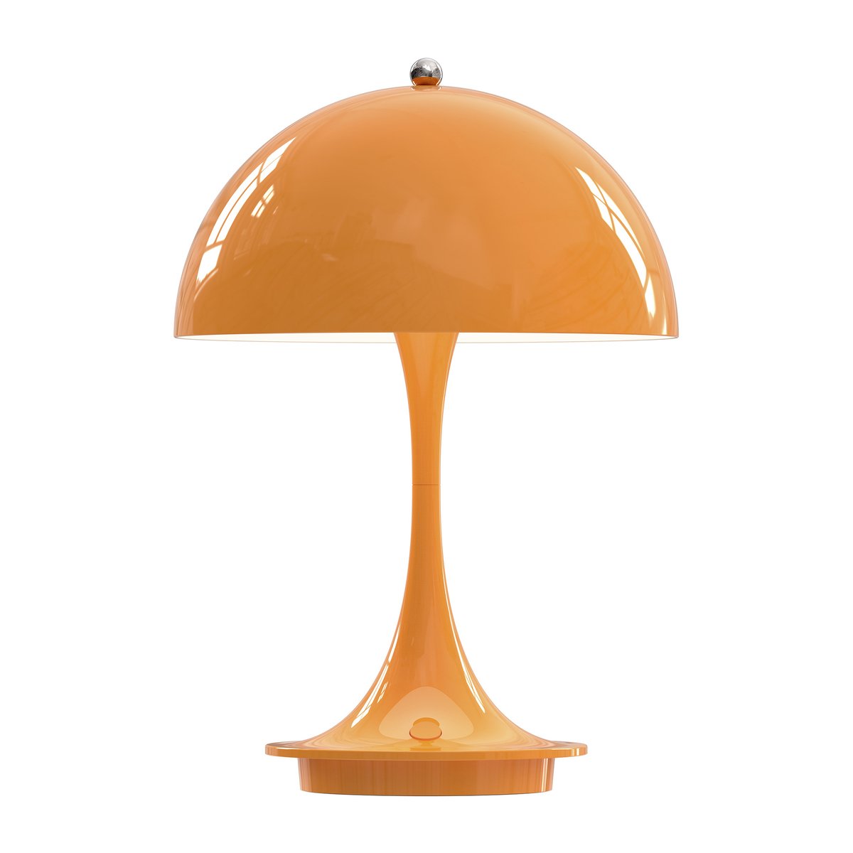 Louis Poulsen Panthella 160 portable Tischleuchte Metal Orange