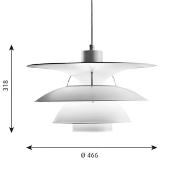 PH 5-4½ Pendelleuchte - Weiß - Louis Poulsen