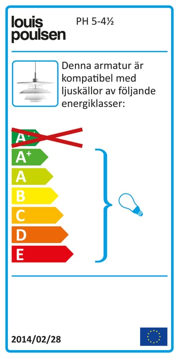 PH 5-4½ Pendelleuchte - Weiß - Louis Poulsen
