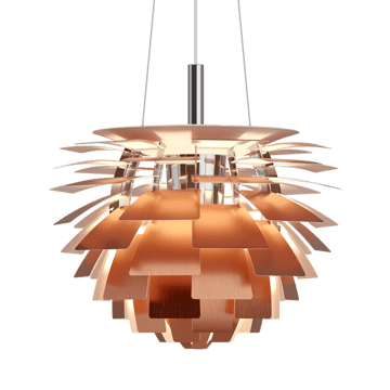 PH Artichoke Pendelleuchte E27 5,5 m Kabel - Kupfer, Ø72 cm - Louis Poulsen