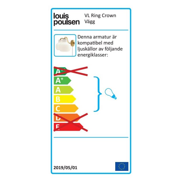 VL Ring Crown Wandleuchte, 1 Louis Poulsen