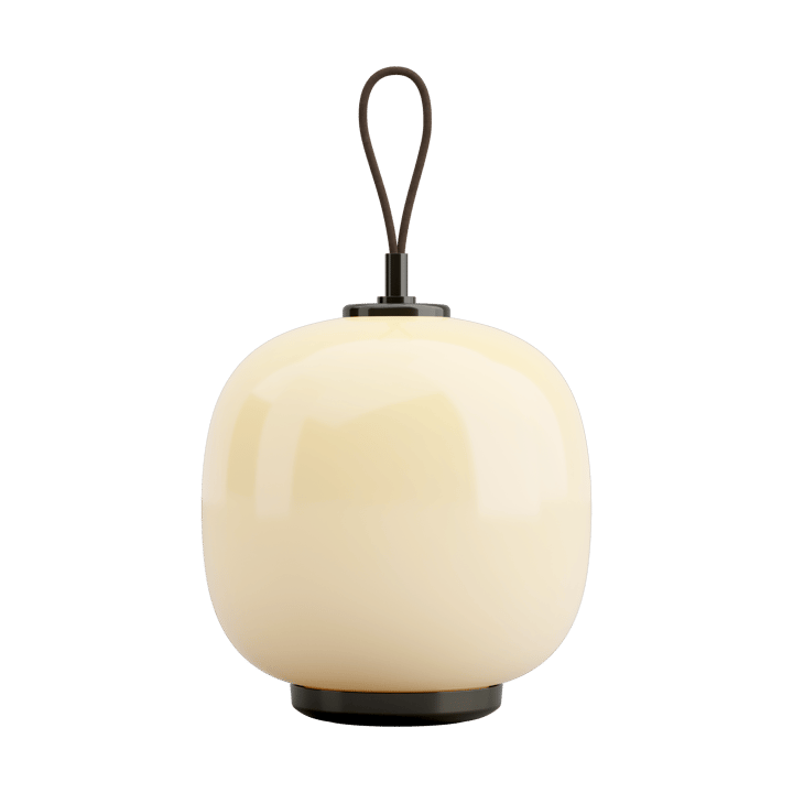 VL45 Radiohus portabel Leuchte Ø17,5 cm - Brass-pale yellow glass - Louis Poulsen