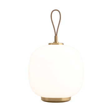 VL45 Radiohus portabel Leuchte Ø17,5 cm - Brass-white opal glass - Louis Poulsen