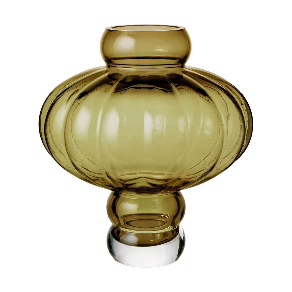 Louise Roe Balloon Vase 20cm Olive