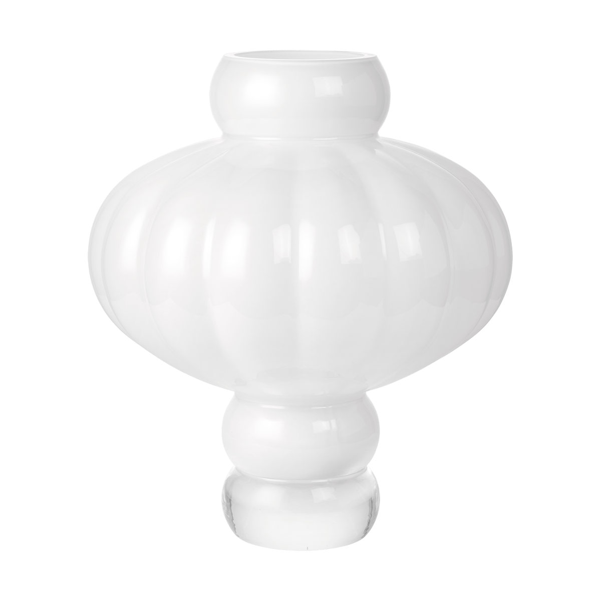 Louise Roe Balloon Vase 40cm Opal White