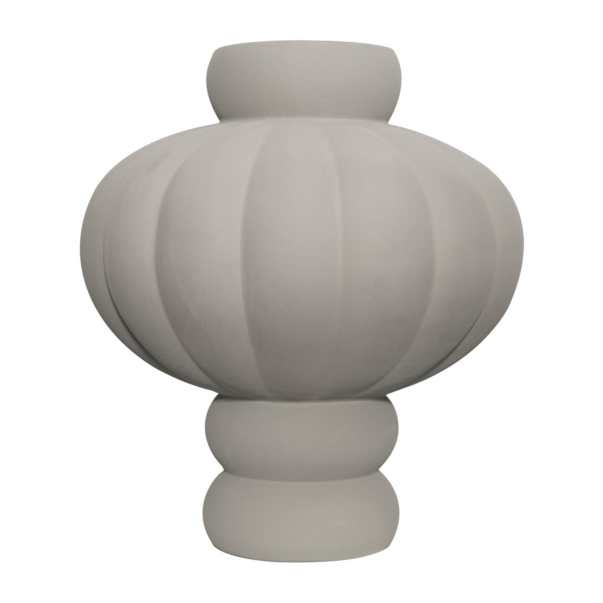 Louise Roe Balloon Vase 40cm Sanded Grey