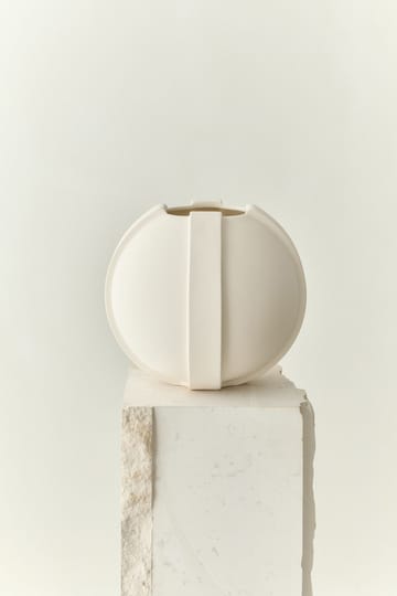 Vinci Vase 01 29 cm - Raw White - Louise Roe