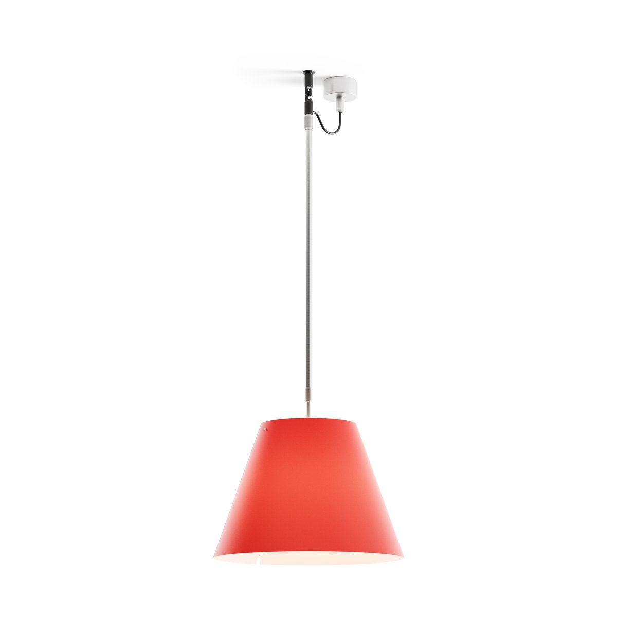 Luceplan Costanza D13 s Pendelleuchte Primary red