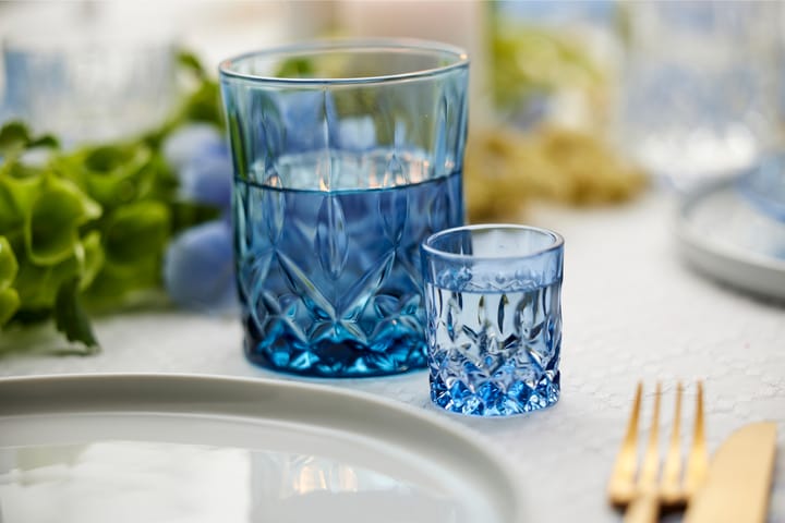 Sorrento Schnapsglas 4 cl 4er-Pack, Blau Lyngby Glas