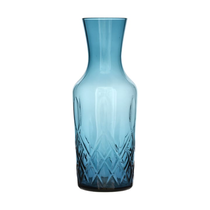 Sorrento Wasserkaraffe 1 L - Blau - Lyngby Glas