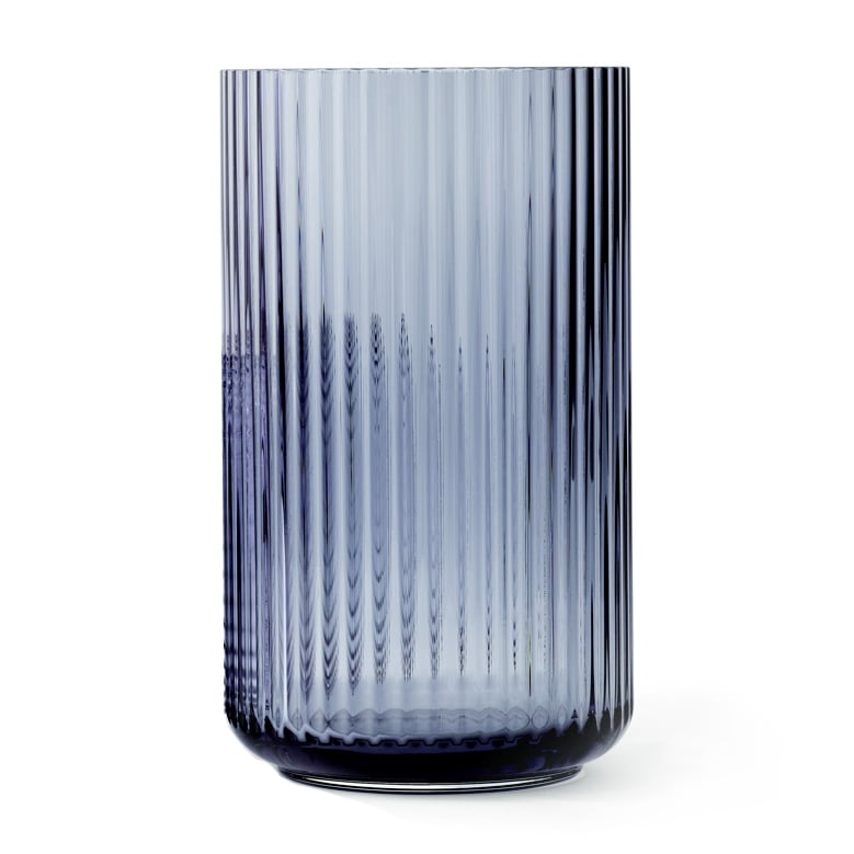 Lyngby Porcelæn Lyngby Vase Glas Mitternachtsblau 31cm