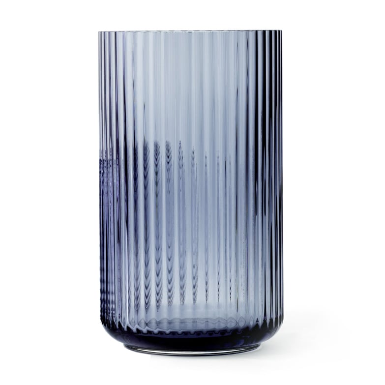 Lyngby Porcelæn Lyngby Vase Glas Mitternachtsblau 38cm