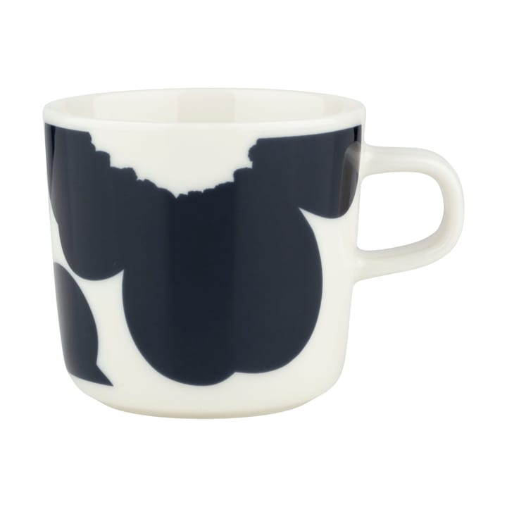 Iso Unikko Kaffeetasse 20 cl - White-dark blue - Marimekko