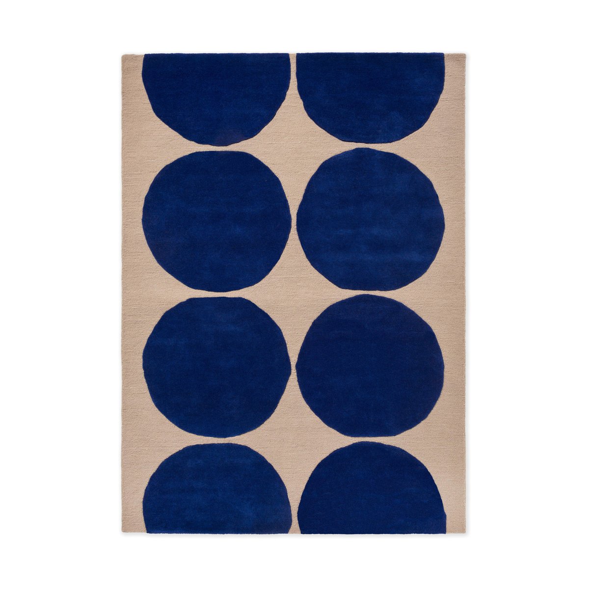 Marimekko Isot Kivet Wollteppich Blue, 170x240 cm