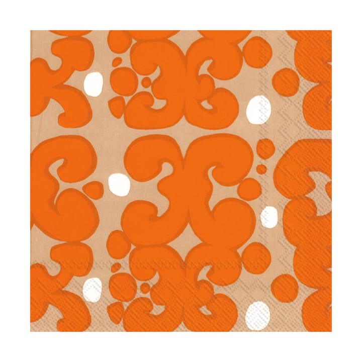 Keidas Serviette 33x33 cm 20er-Pack - Orange - Marimekko