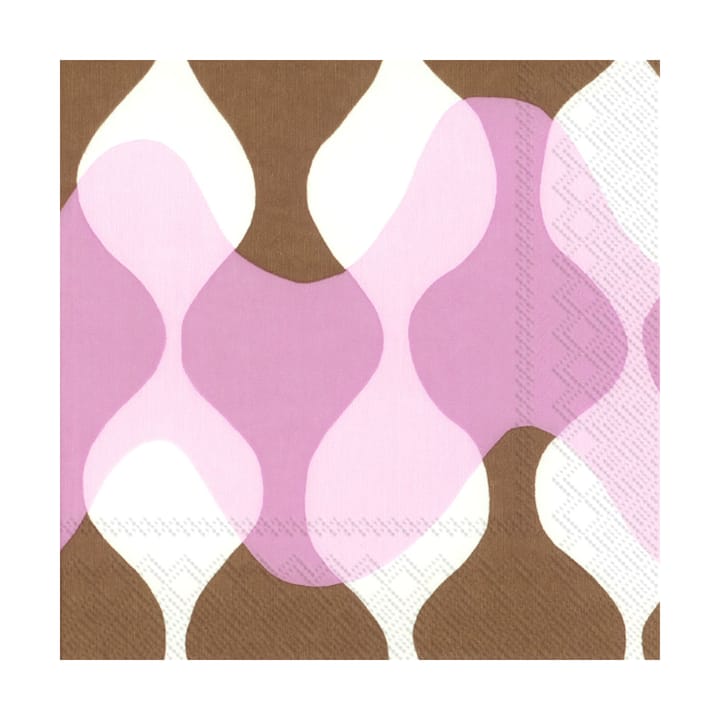 Lokki Pergola Serviette 33x33 cm 20er-Pack - Rose - Marimekko