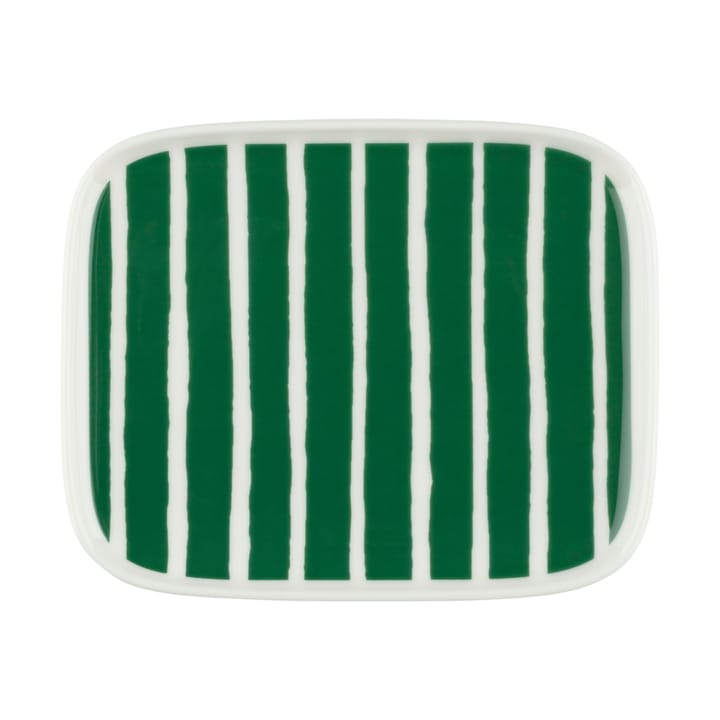 Oiva Piccolo Teller 12x15 cm - White-green - Marimekko