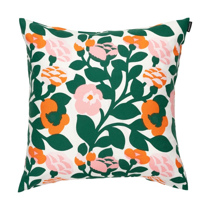 Pieni green green Kissenbezug 50x50 cm - Grün-orange - Marimekko