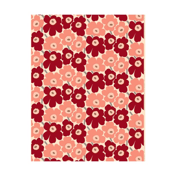 Pieni Unikko Stoff Baumwolle - Cotton-dark cherry-rosa - Marimekko