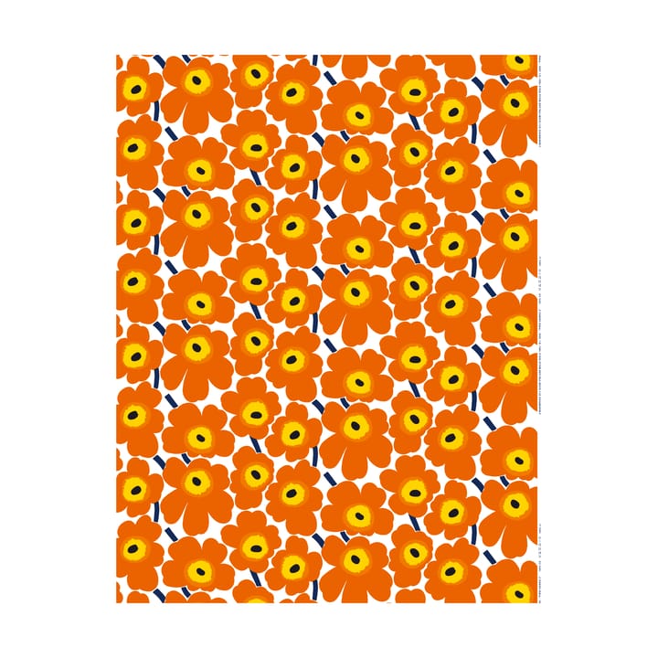 Pieni Unikko Wachstuch - Orange - Marimekko