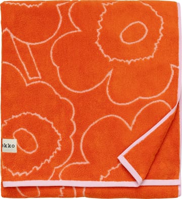 Piirto Unikko Badetuch 100x160 cm - Burnt orange-pink - Marimekko