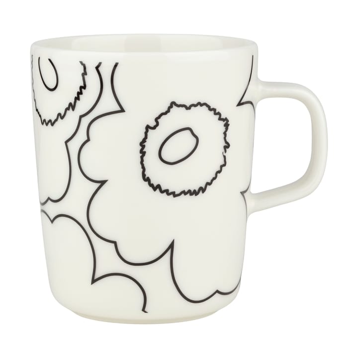 Piirto Unikko Oivo Tasse 2,5 dl - White-black - Marimekko