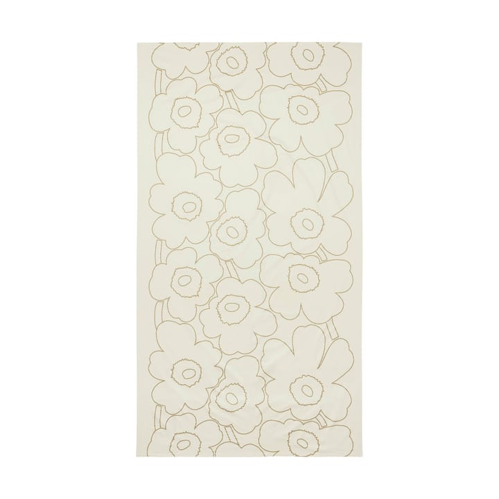 Piirto Unikko Tischdecke 135x250 cm, Linen- gold Marimekko