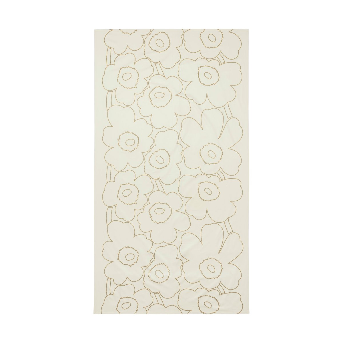 Marimekko Piirto Unikko Tischdecke 135x250 cm Linen- gold