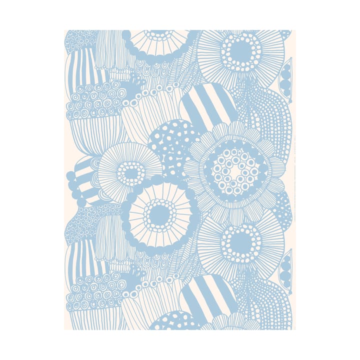 Siirtolapuutarha Stoff - Beige-blau - Marimekko