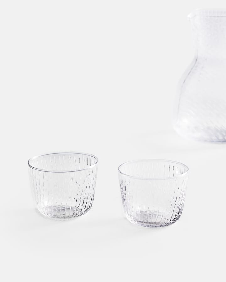 Syksy Wasserglas 2 dl 2er Pack - Clear - Marimekko