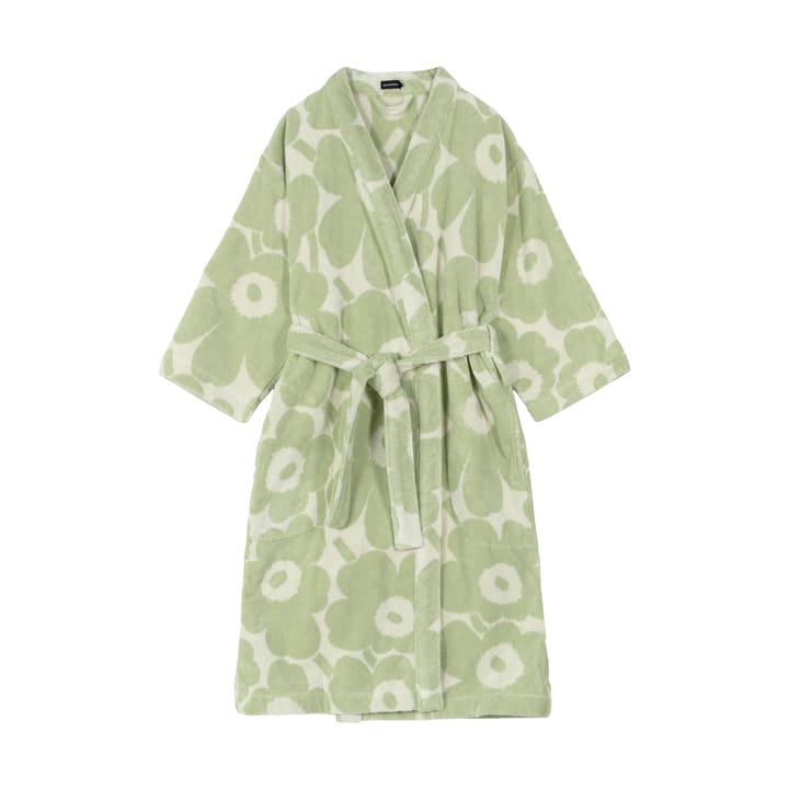 Unikko Bademantel - Off white-sage, XL - Marimekko