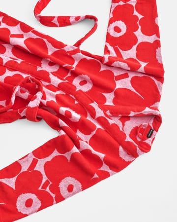 Unikko Bademantel - Rot, L - Marimekko