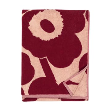 Unikko Badetuch 70x150cm - Pink-dark cherry - Marimekko