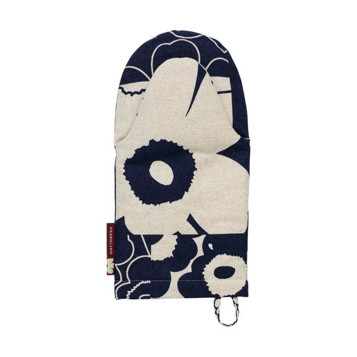 Unikko Collage Topflappen, Linen-dark navy Marimekko