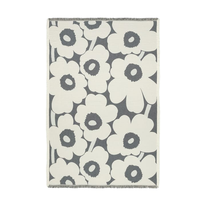 Unikko Decke 150x220 cm - Off white-charcoal-sand - Marimekko