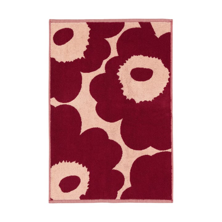 Unikko Handtuch 50x70cm, Pink-dark cherry Marimekko