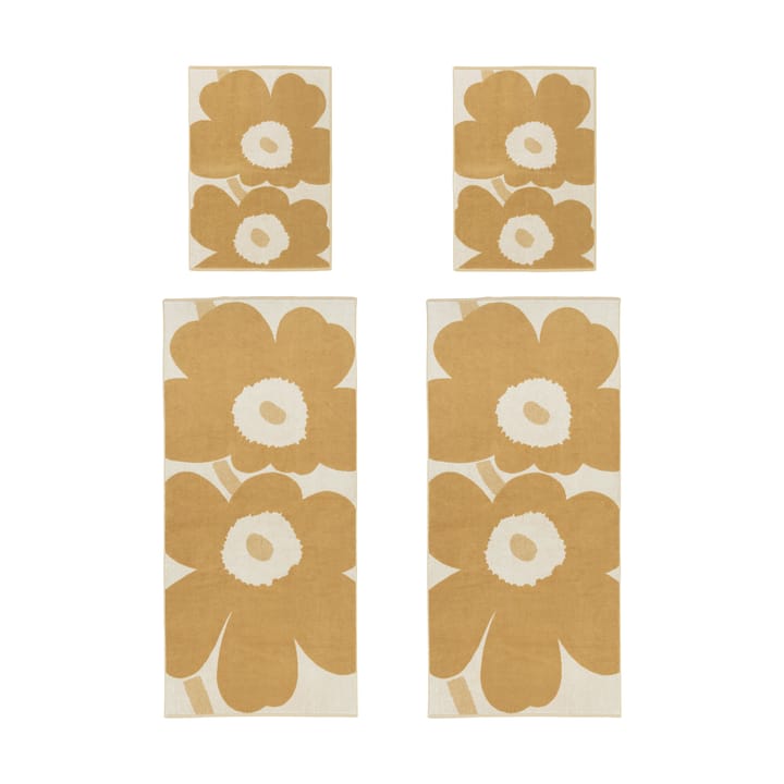 Unikko Handtuch-Set - Off white-straw - Marimekko