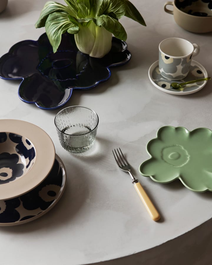 Unikko Schale mit Henkel 5 dl, Terra-dark blue Marimekko