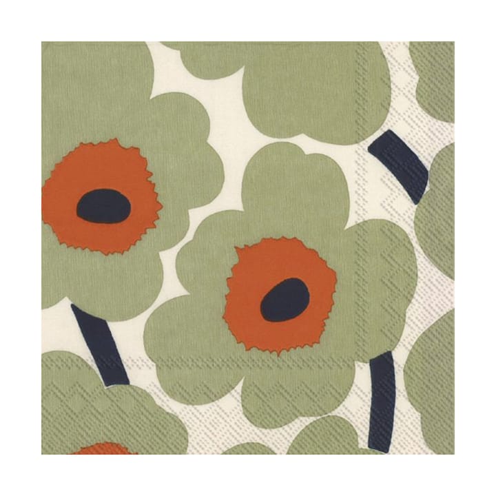 Unikko Serviette 33x33cm 20er Pack - Cream-orange - Marimekko