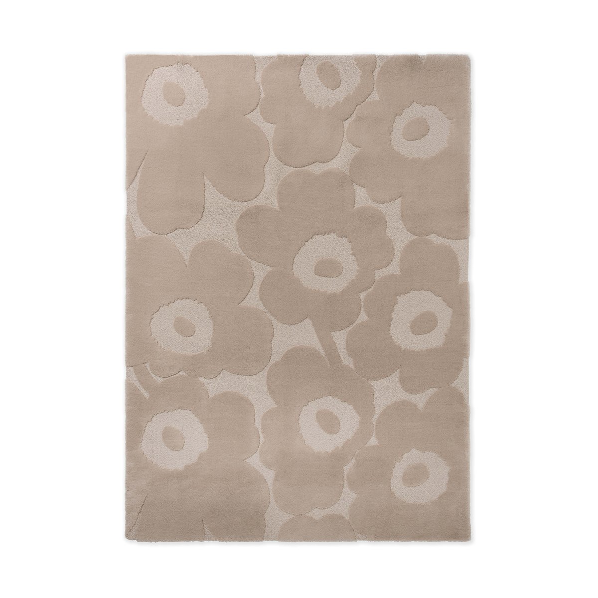 Marimekko Unikko Wollteppich Light Beige, 200x300 cm