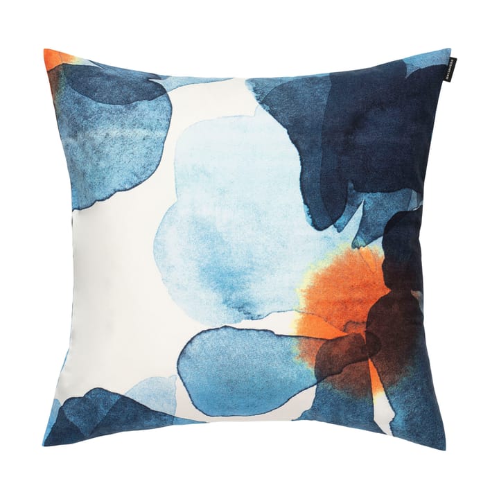 Valssi Kissenbezug 50x50 cm - White-dark blue-orange - Marimekko