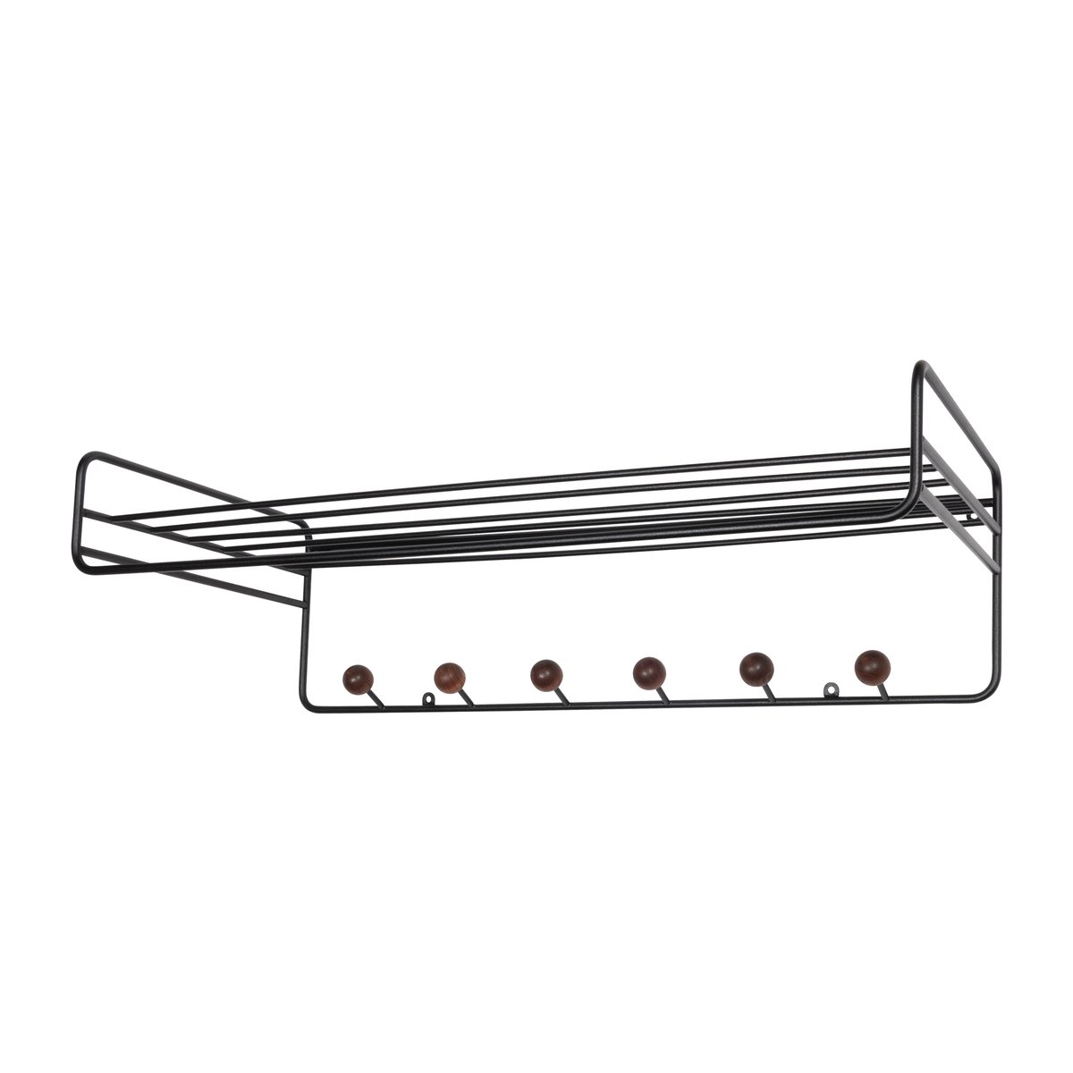 Maze Bill Hat rack Hutablage Schwarz-dunkelbraun