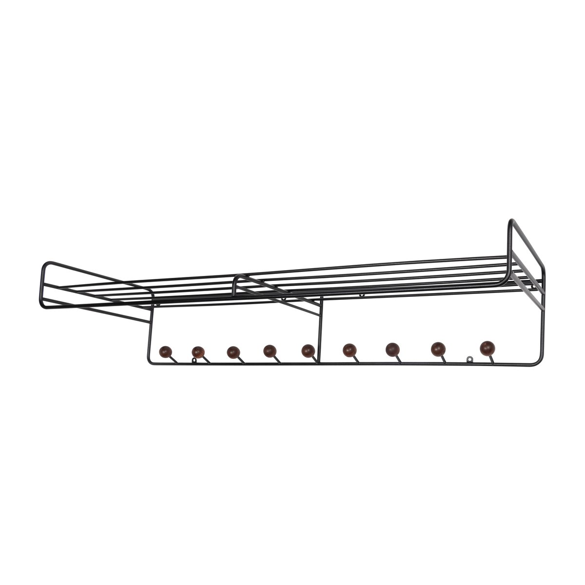 Maze Bill Hat rack L Hutablage Schwarz-dunkelbraun