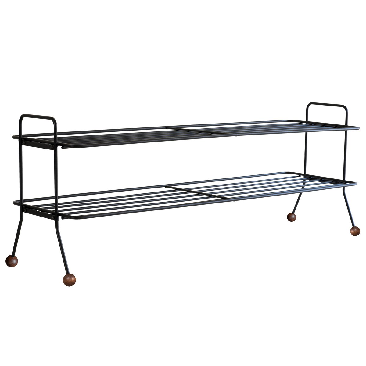 Maze Bill Shoe Shelf L Schwarz-dunkelbraun