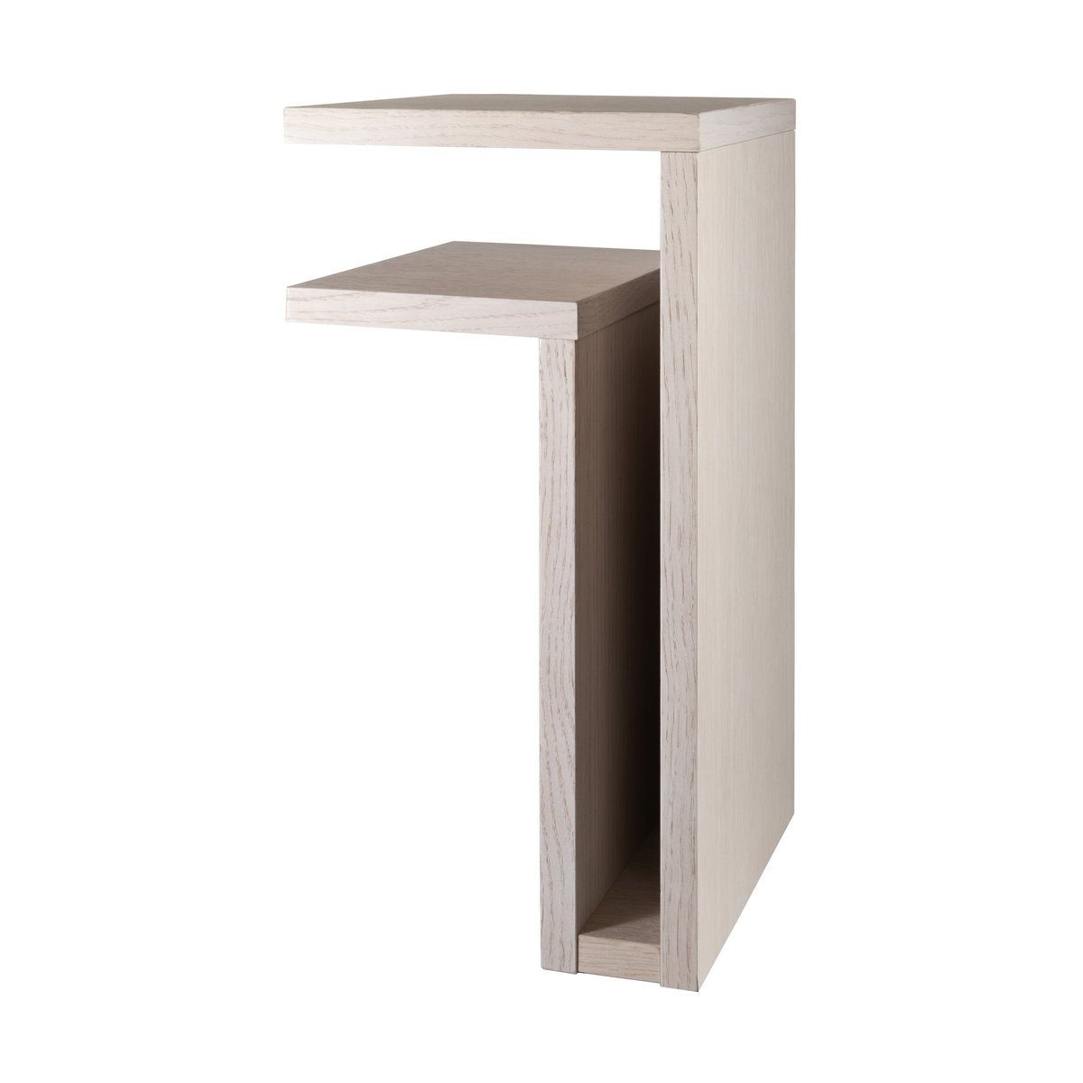 Maze F-shelf Wandregal white oak Regal linksseitig